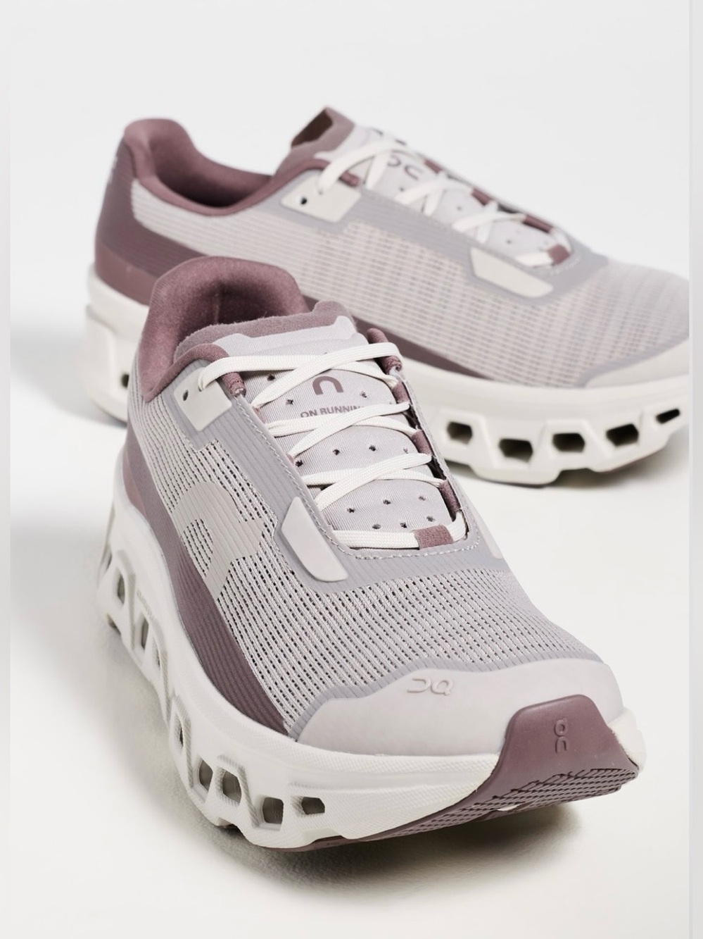On Cloudmonster Void Sneakers Fog/Pearl - Picture 4 of 8